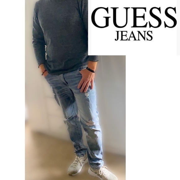 Guess Jeans Co Slim Tapered Jeans 36x30 - Picture 1 of 7